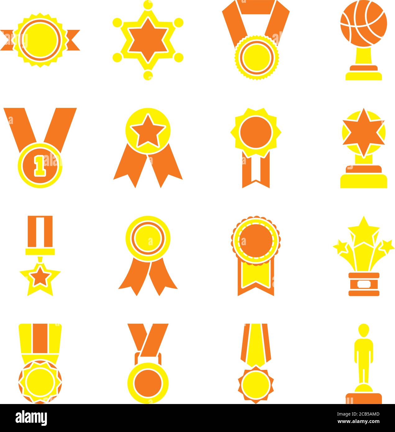sheriff star and badge icon set over white background, flat style ...