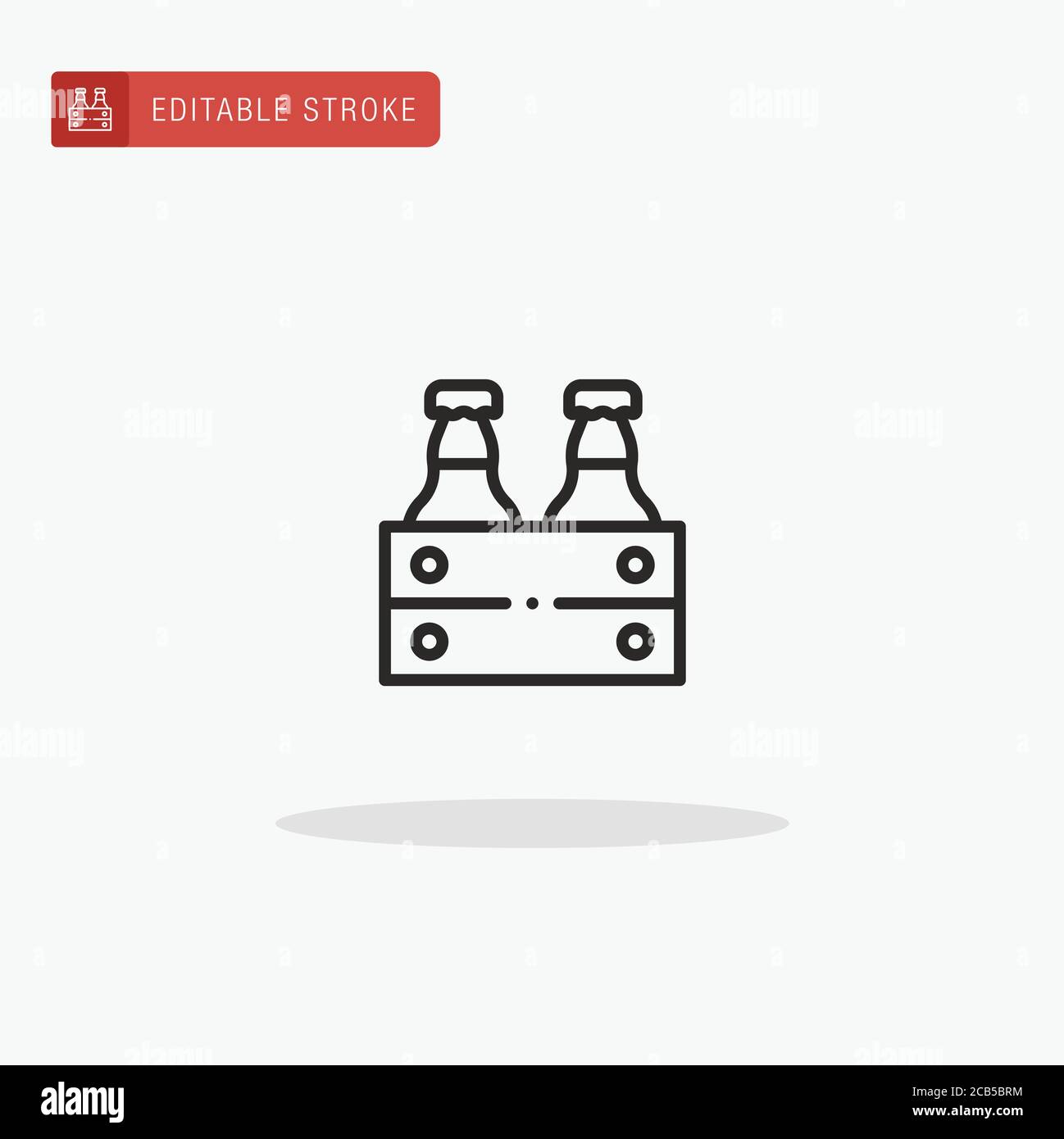 Beer Box icon vector. Beer Box icon for presentation Stock Vector Image ...