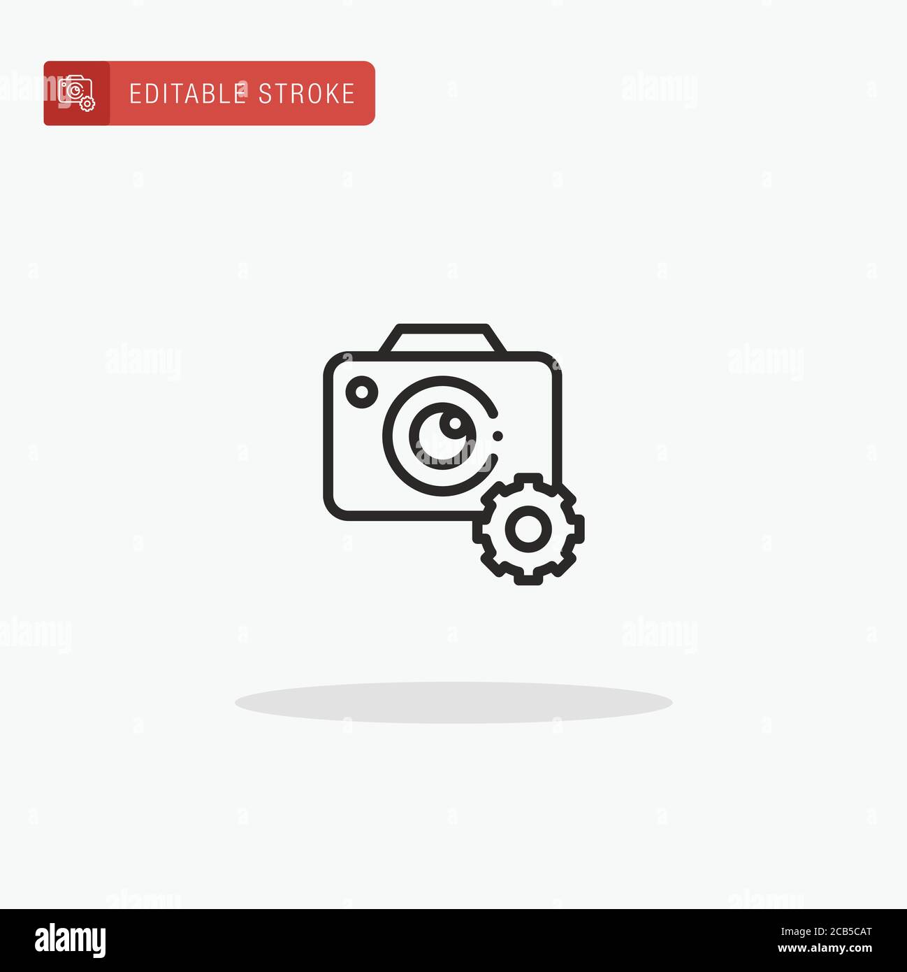 Settings icon vector. Settings icon for presentation Stock Vector Image ...