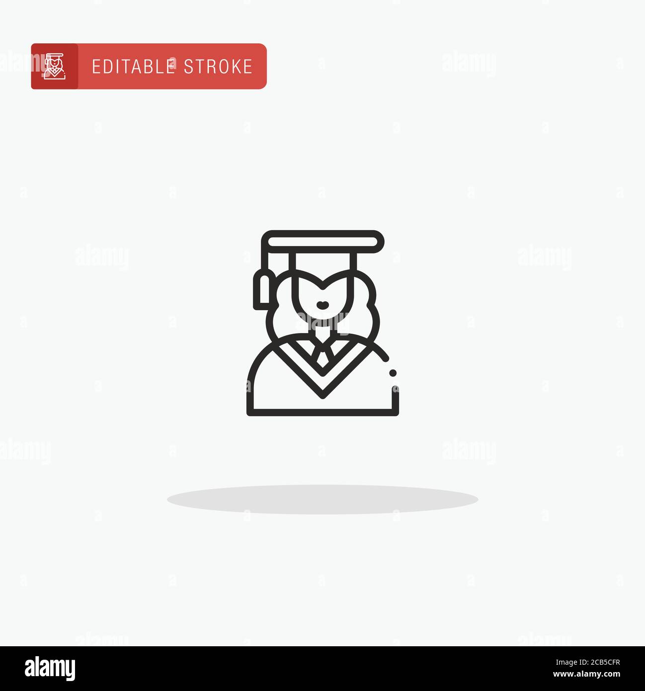 Graduate icon vector. Graduate icon for presentation Stock Vector Image ...