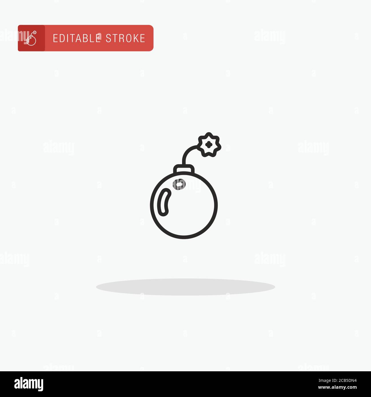 Bomb icon vector. Bomb icon for presentation Stock Vector Image & Art ...