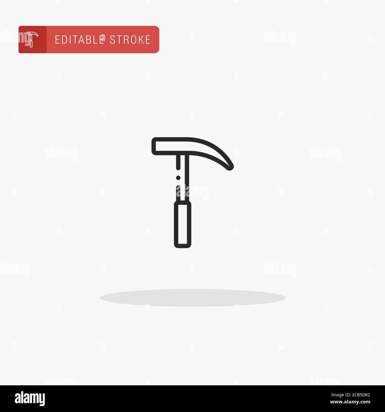 Pick Mattock icon vector. Pick Mattock icon for presentation Stock ...