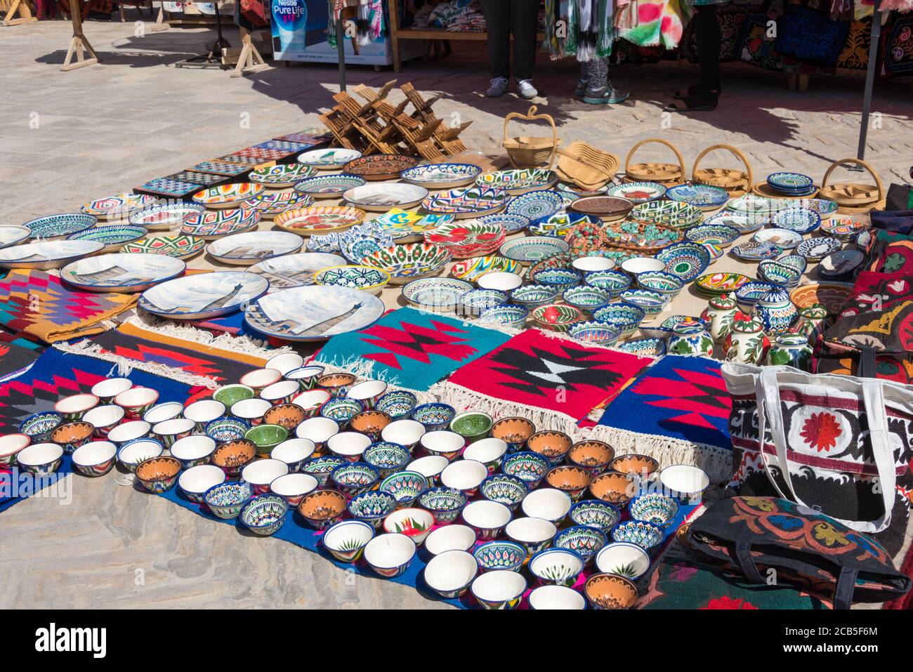 Khiva, Uzbekistan - Souvenirs at Ancient city of Itchan Kala in Khiva