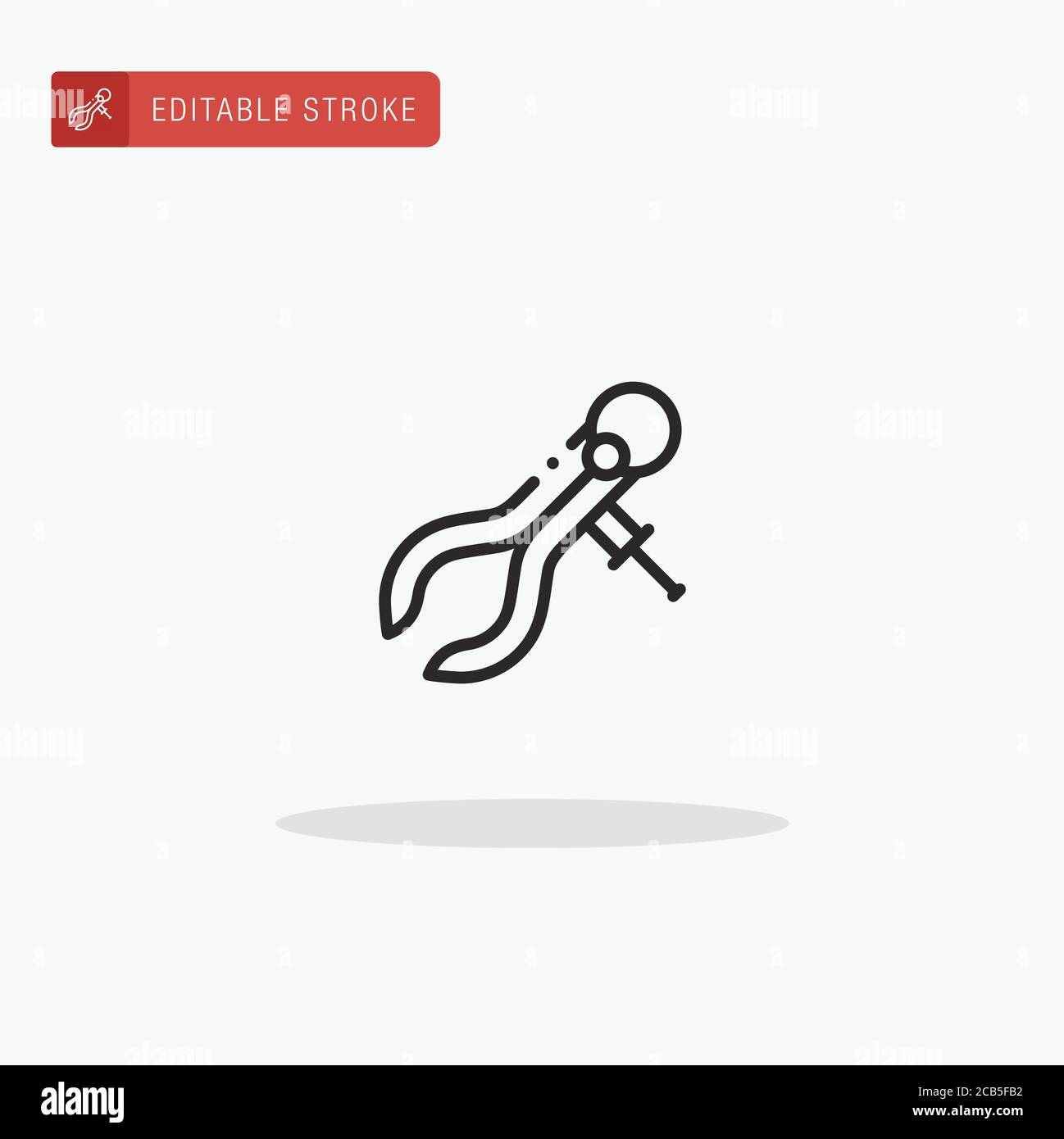 Caliper icon vector. Caliper icon for presentation. Stock Vector