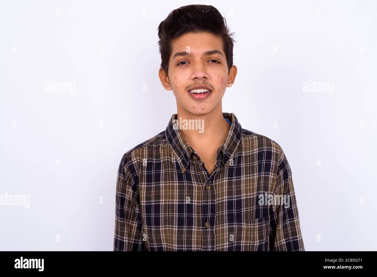 Indian teenager boy smile hi-res stock photography and images - Alamy