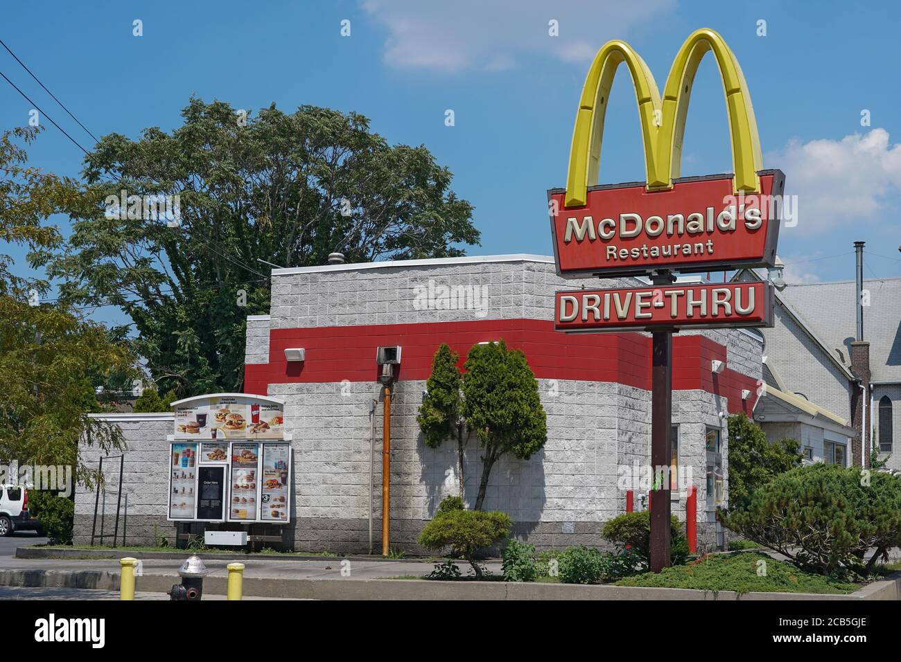 A view of McDonald's Restaurant in Queens Borough of New York City. McDonald's plans to hire 260,000 people this summer in the United States as  it begins to resume normal operations. McDonald's is