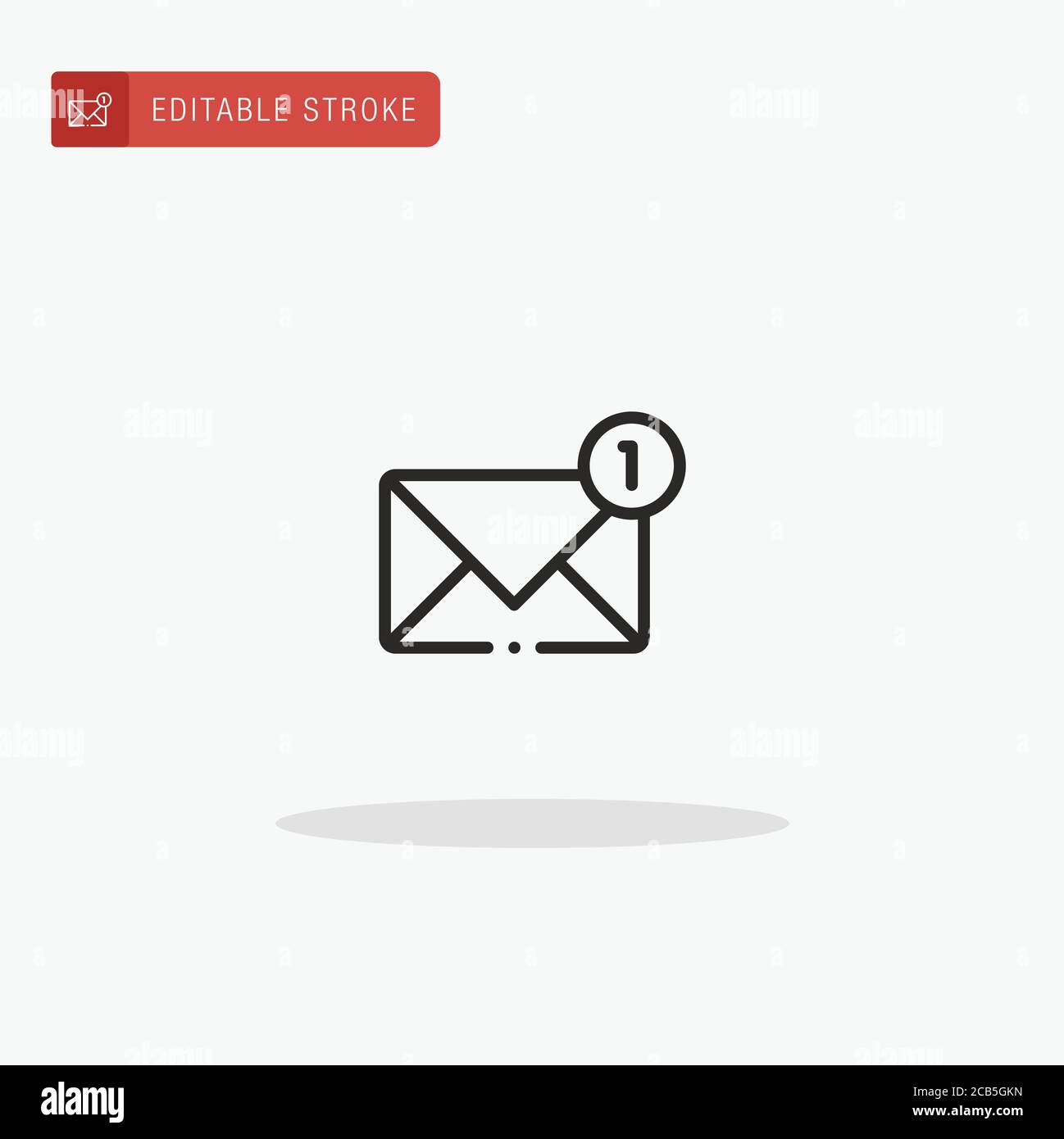 Notification icon vector. Notification icon for presentation Stock ...