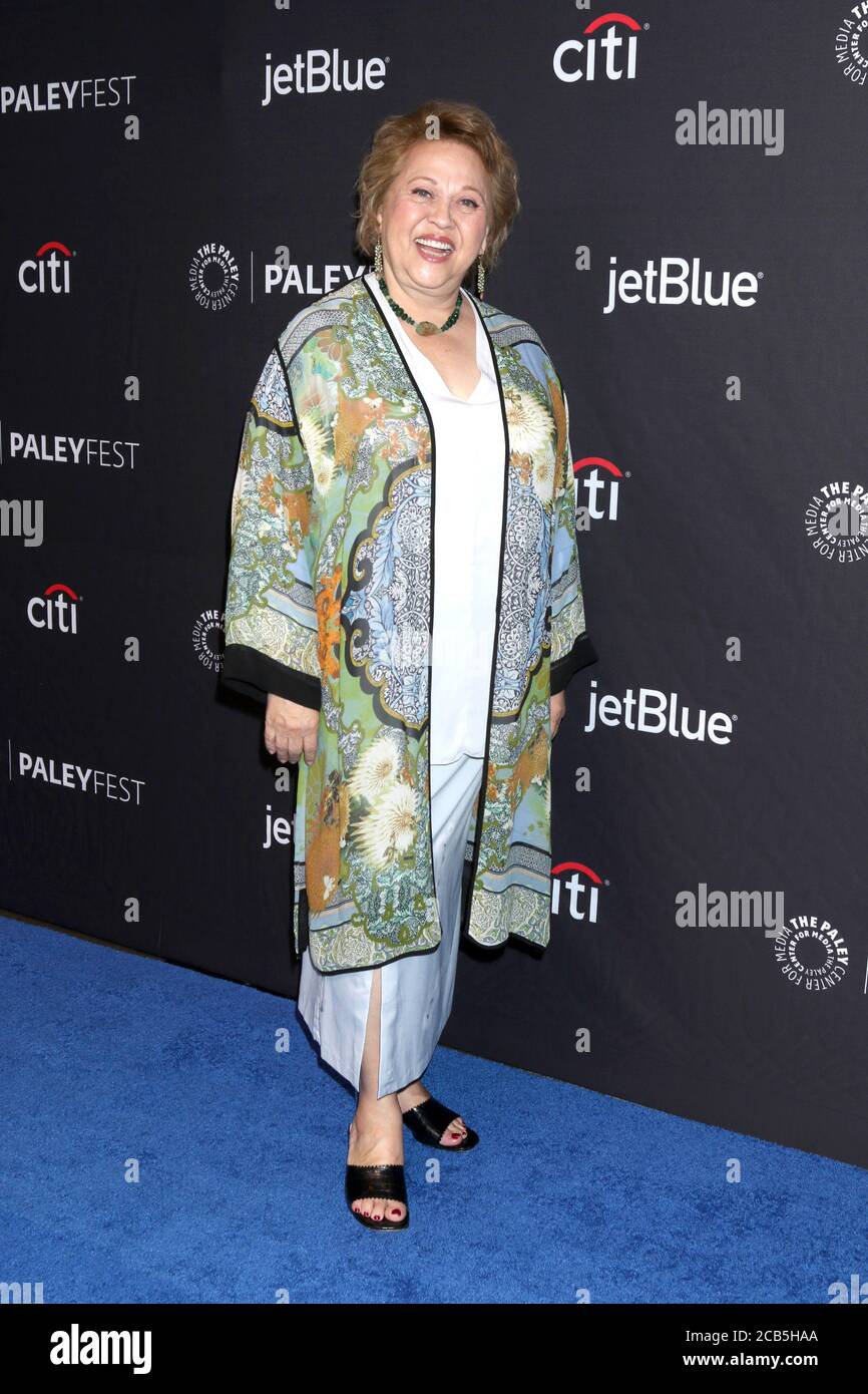LOS ANGELES - MAR 23:  Amy Hill at the PaleyFest - 'Hawaii Five-0,' 'MacGyver,' and 'Magnum P.I.' Event at the Dolby Theater on March 23, 2019 in Los Angeles, CA Stock Photo