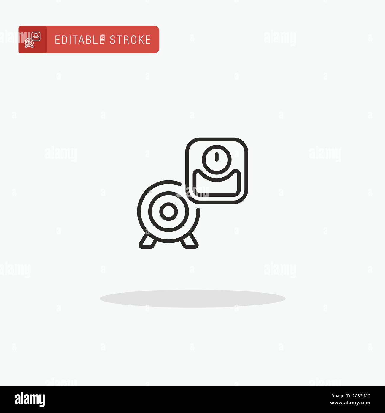 Target icon vector. Target icon for presentation Stock Vector Image ...