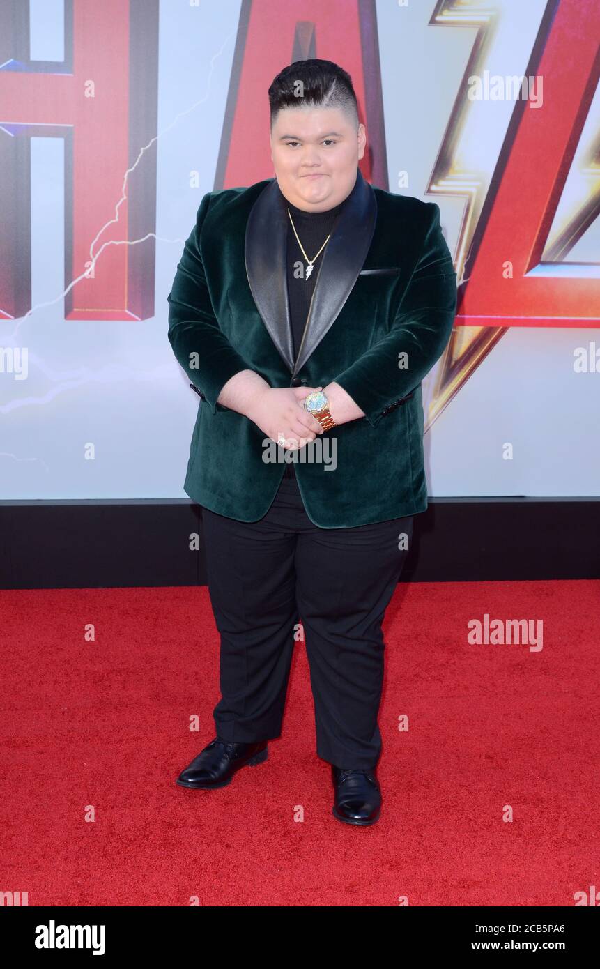 LOS ANGELES - MAR 28:  Jovan Armand at the 'Shazam' Premiere at the TCL Chinese Theater IMAX on March 28, 2019 in Los Angeles, CA Stock Photo