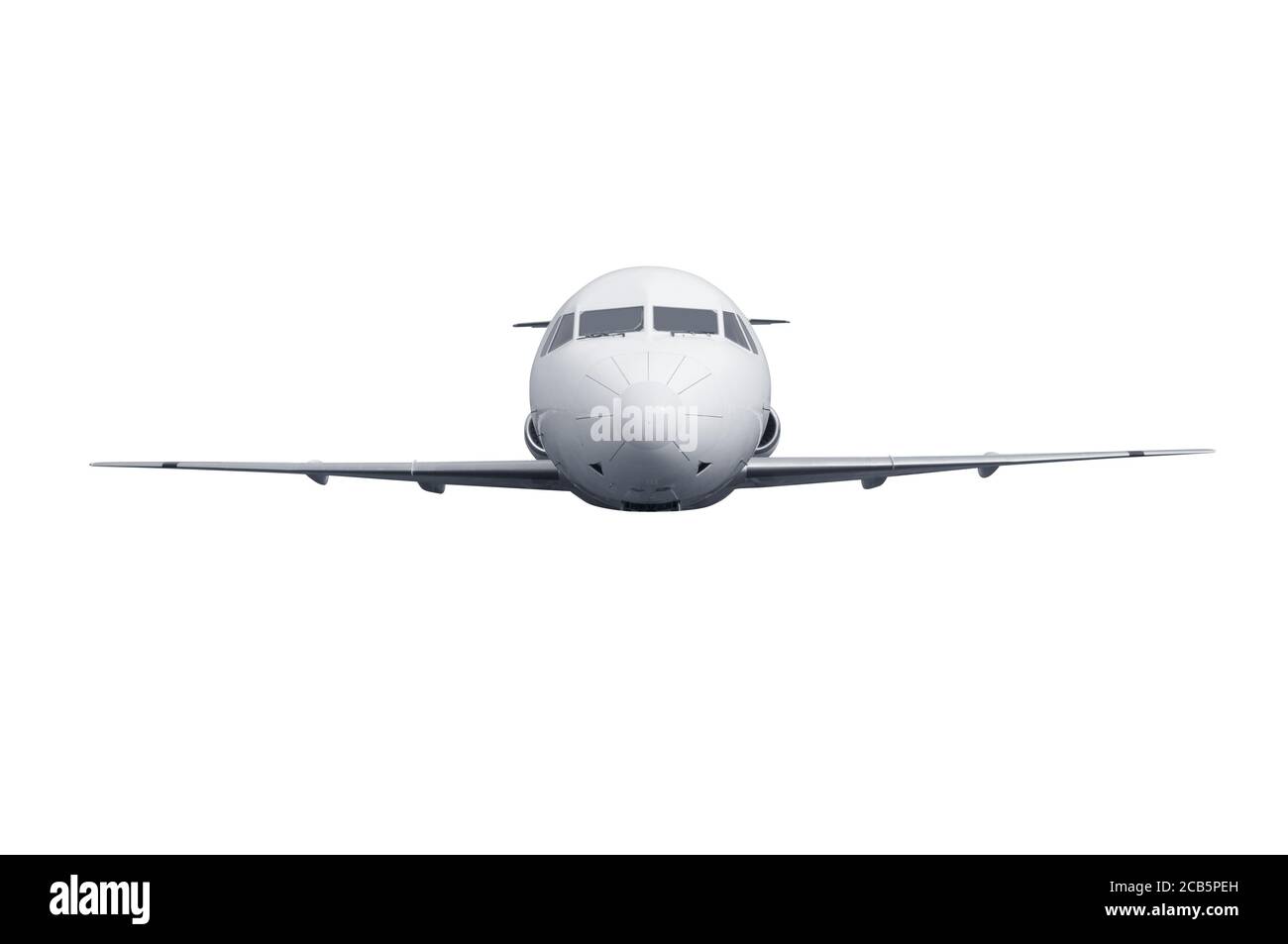 Airplane isolated over white background Stock Photo