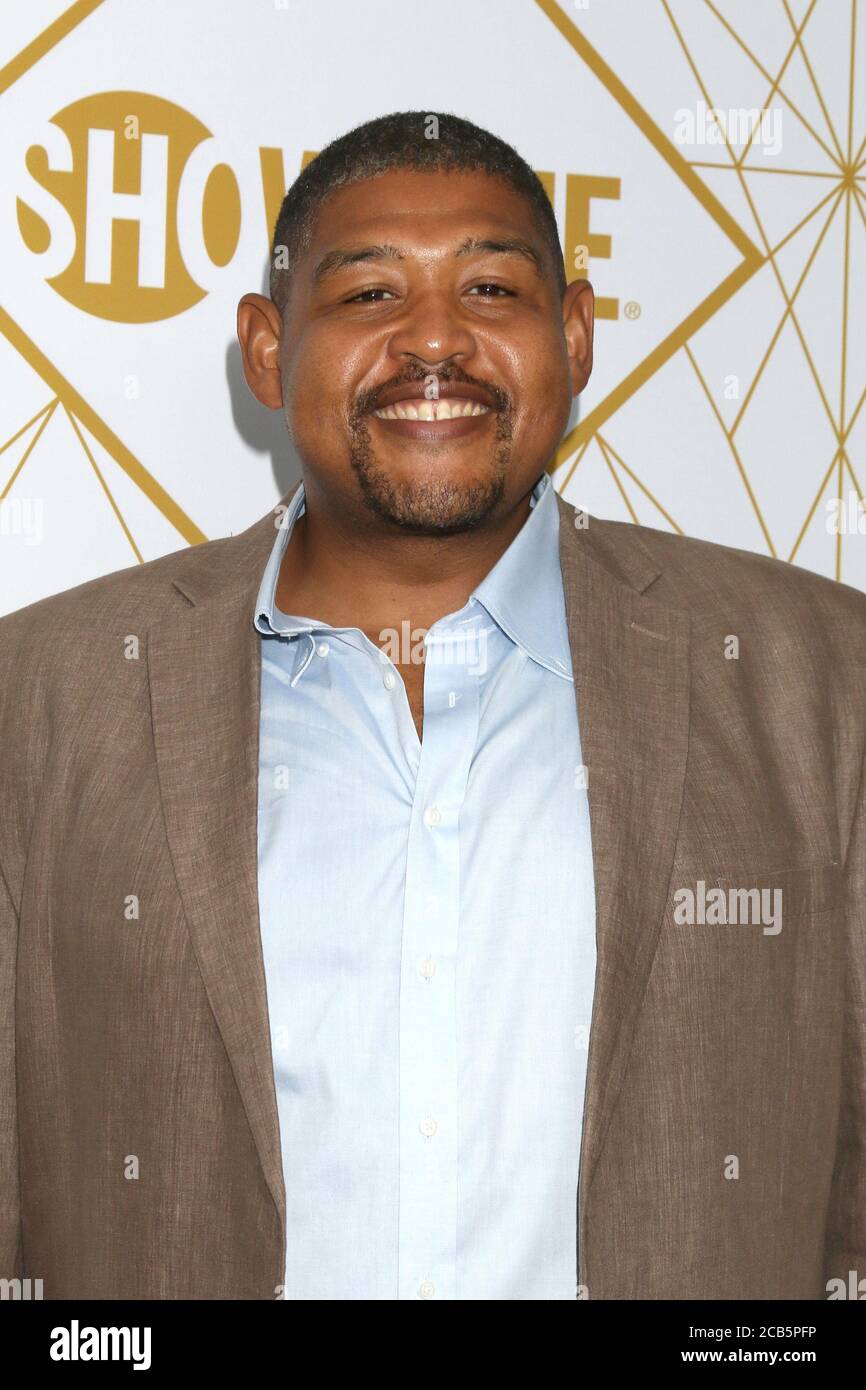LOS ANGELES - SEP 21:  Omar Miller at the Showtime Emmy Eve Party at the San Vicente Bungalows on September 21, 2019 in West Hollywood, CA Stock Photo