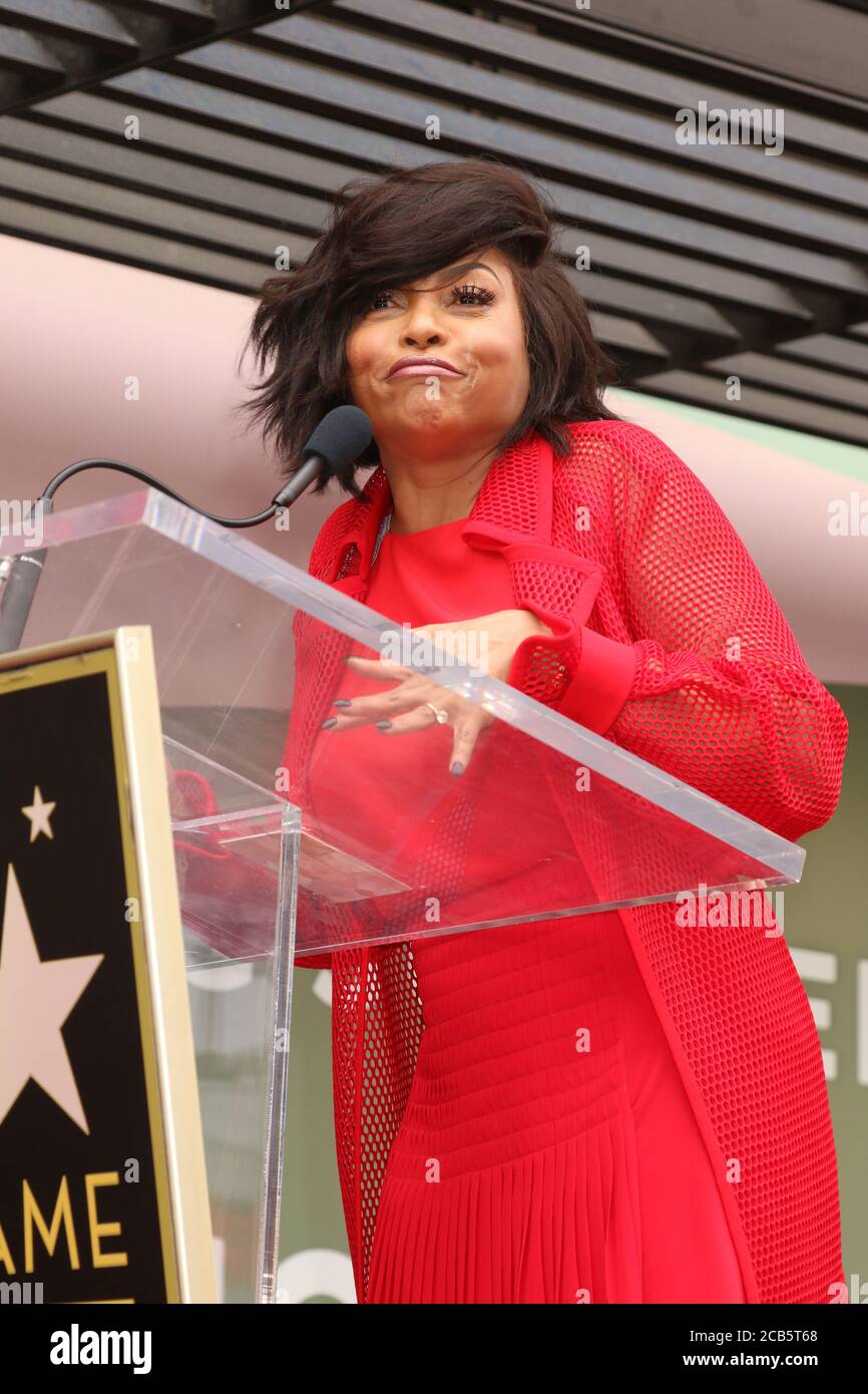 LOS ANGELES - JAN 28: Taraji P Henson at the Taraji P. Henson Star