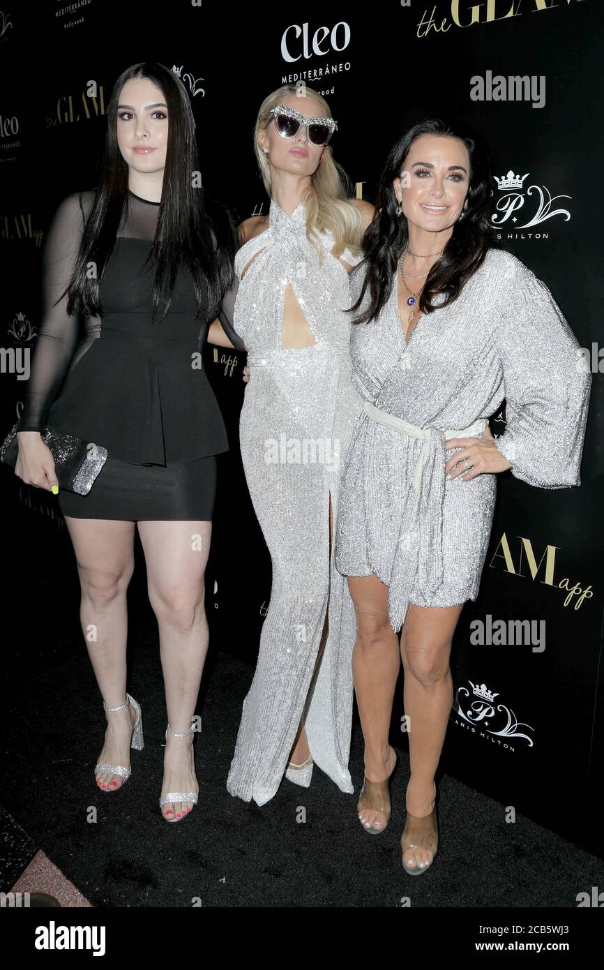 LOS ANGELES - JUN 19: Sophia Umansky, Paris Hilton, Kyle Richards at