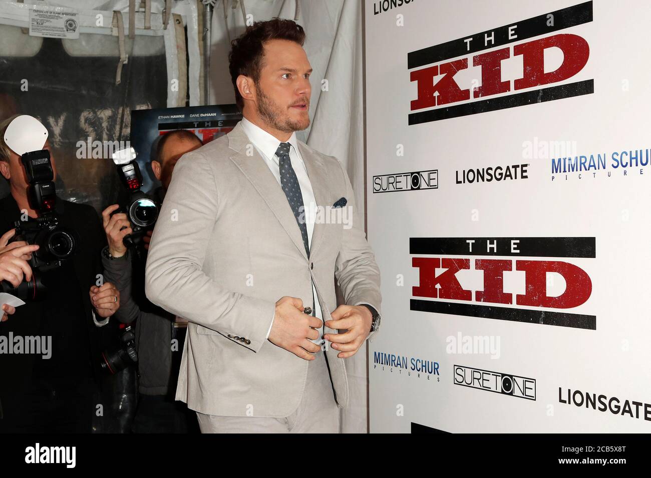 LOS ANGELES - MAR 6:  Chris Pratt at the 'The Kid' Premiere at the ArcLight Hollywood on March 6, 2019 in Los Angeles, CA Stock Photo