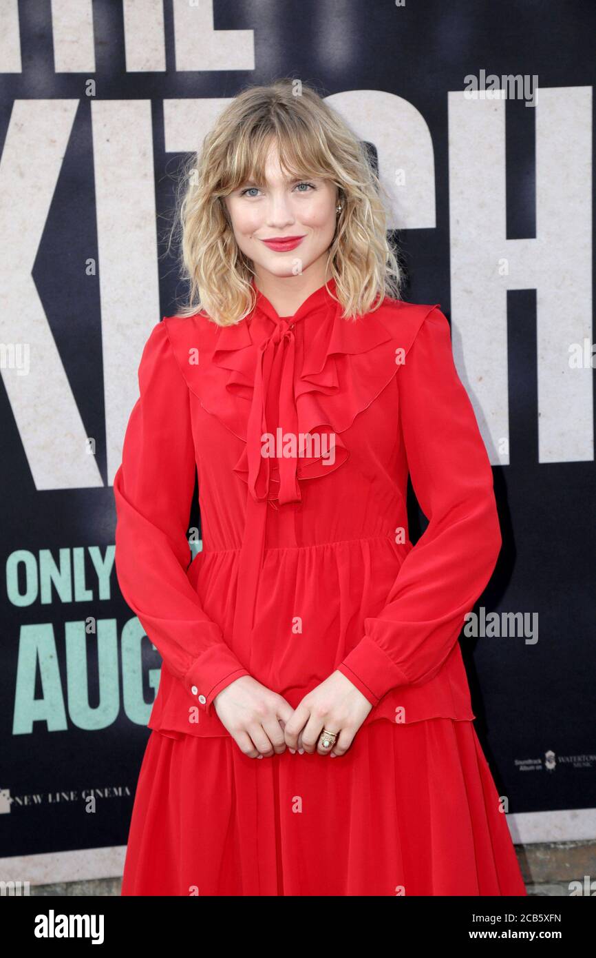 LOS ANGELES - AUG 5: Maddie Hasson at the "The Kitchen" Premiere at the
