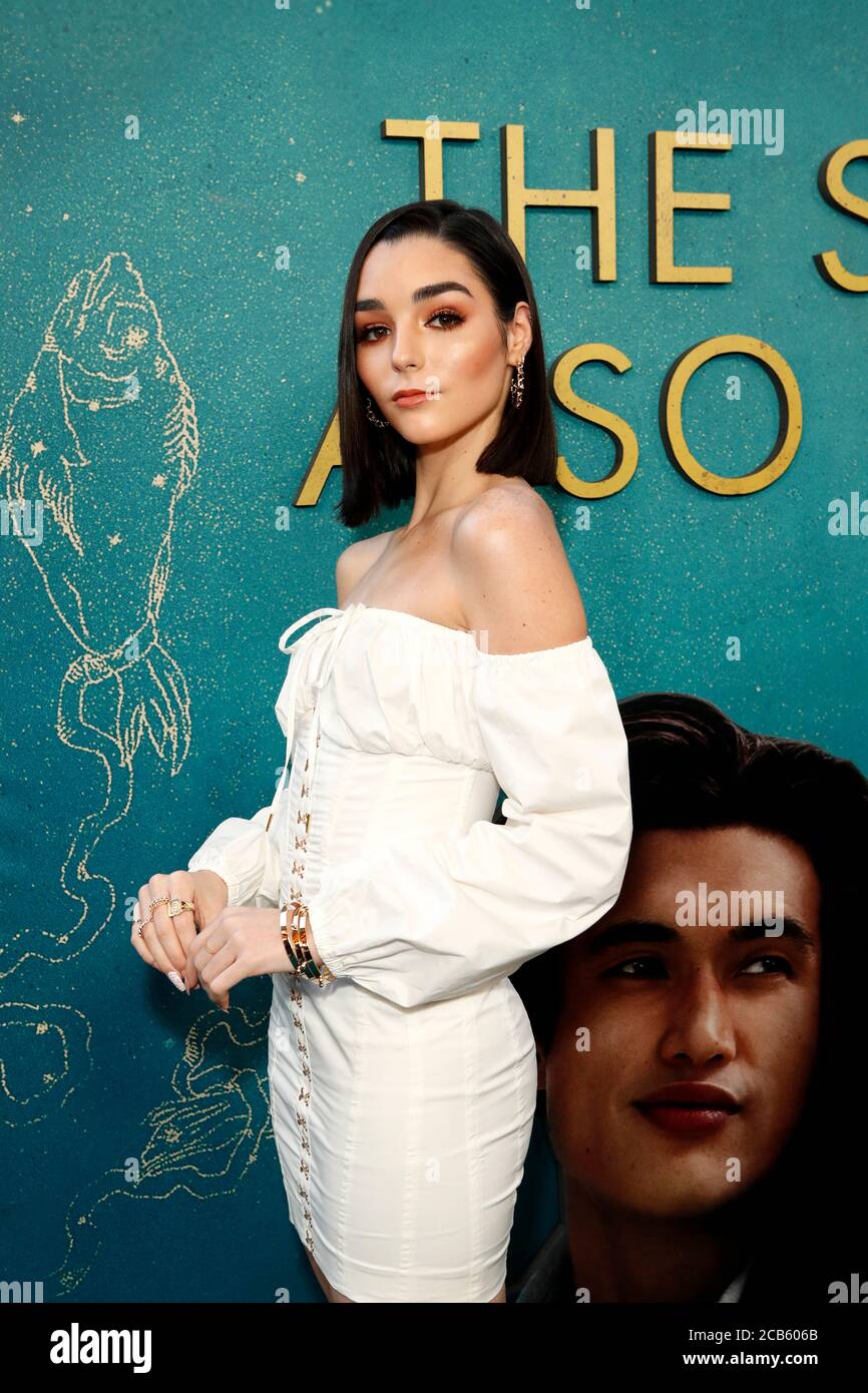 LOS ANGELES - MAY 13: Indiana Massara at the "The Sun Is Also A Star