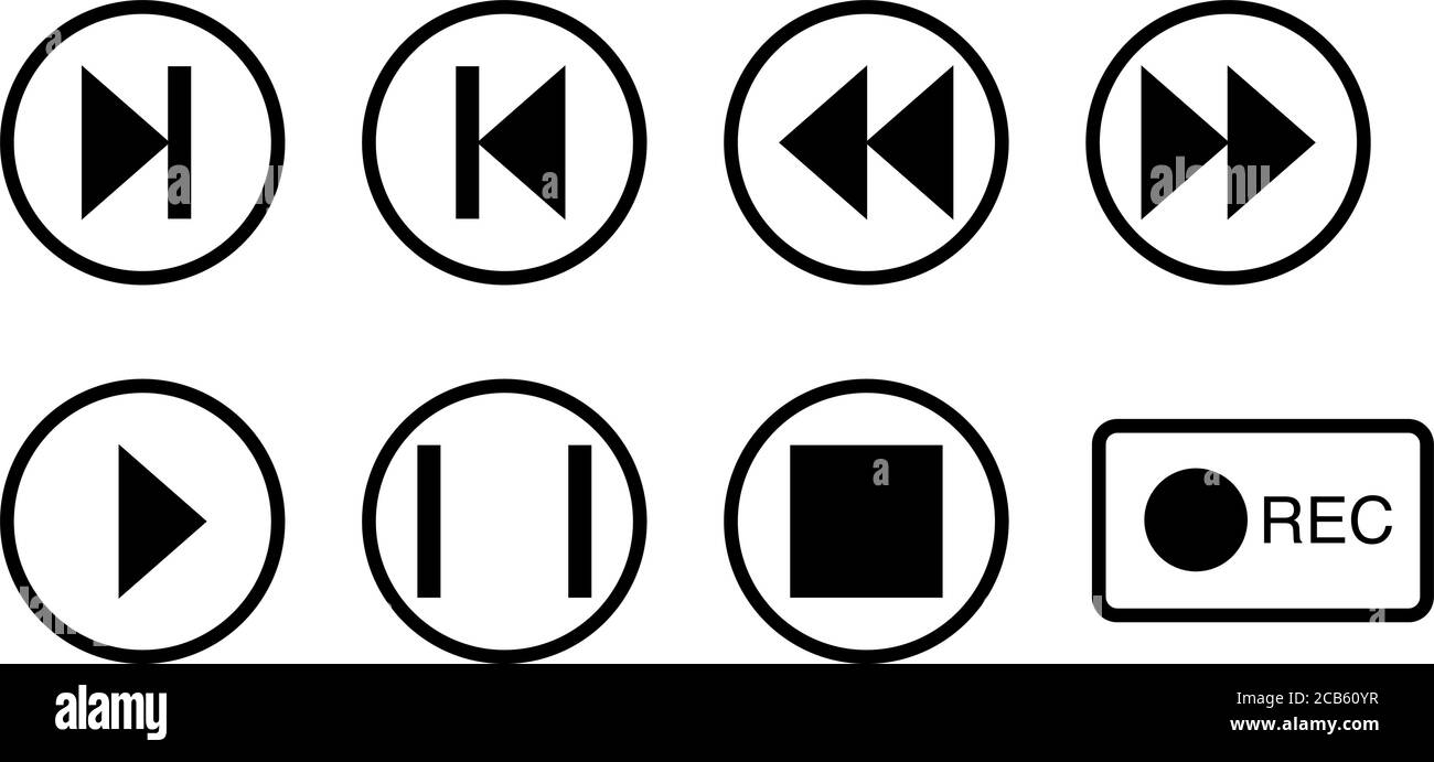 Play pause stop buttons hi-res stock photography and images - Page 4 - Alamy