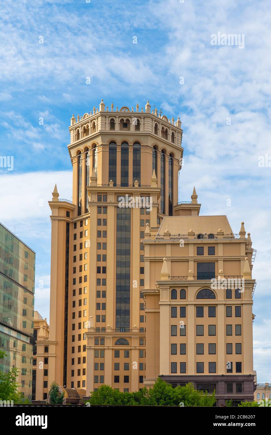 MOSCOW, RUSSIA, July 19.2020: Business Centre Paveletskaya Tower ...