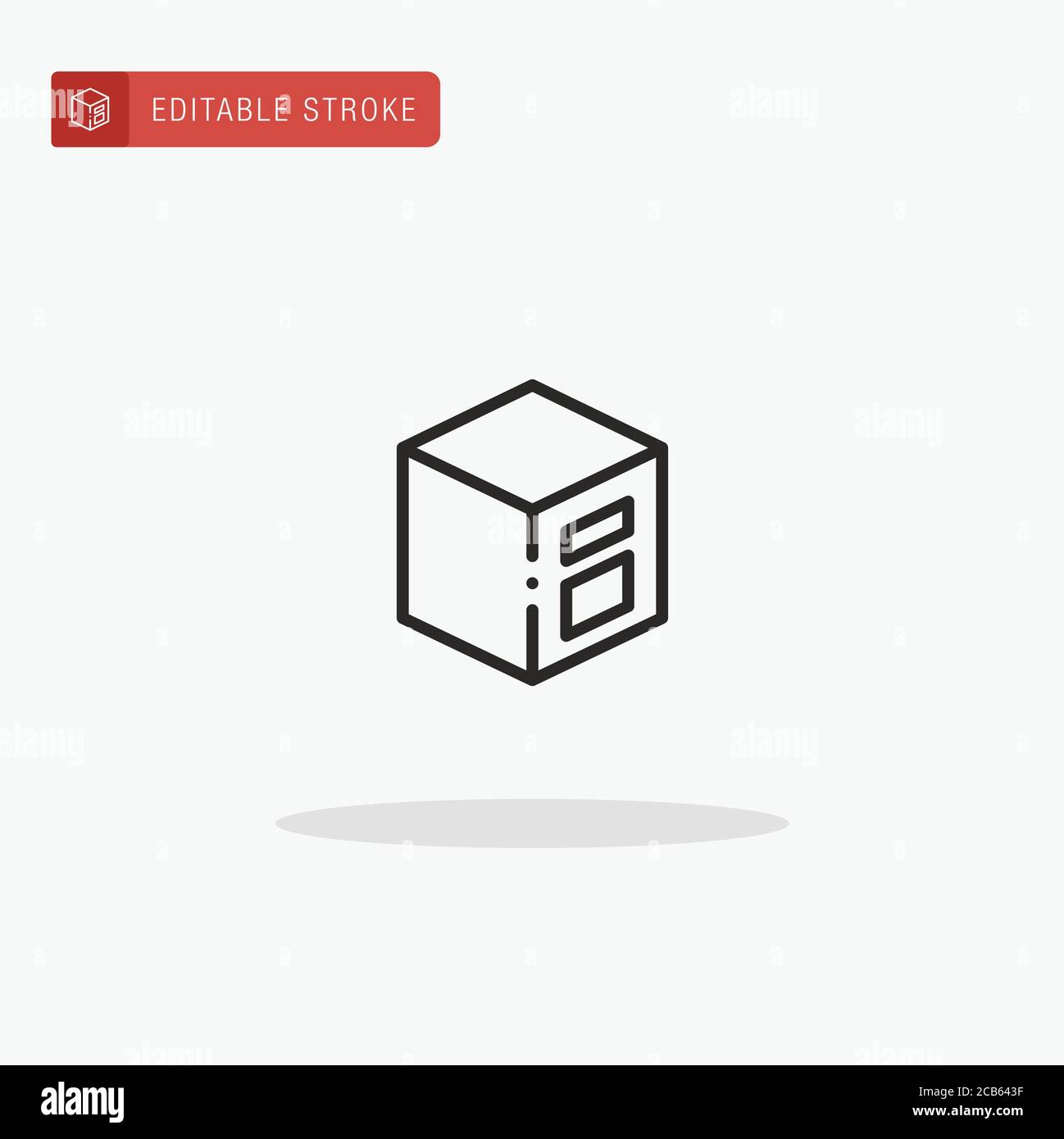 Box icon vector. Box icon for presentation Stock Vector Image & Art - Alamy