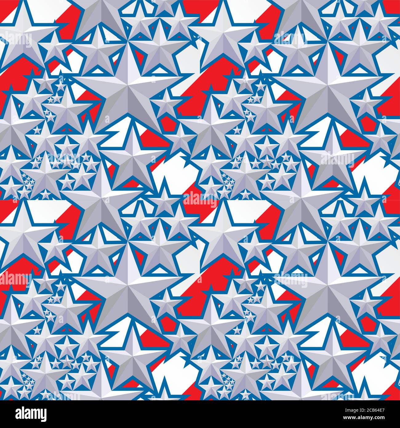 vector seamless background with stars Stock Vector Image & Art - Alamy