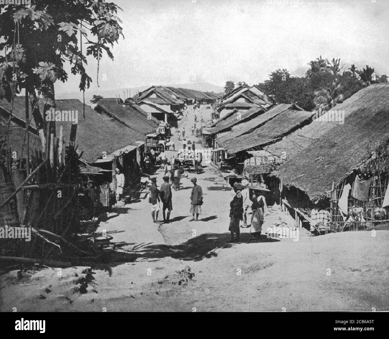 Native american village Black and White Stock Photos & Images - Alamy