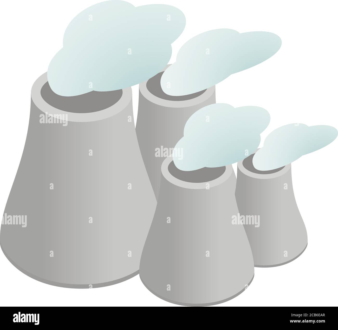 Cooling tower icon, isometric style Stock Vector Image & Art Alamy