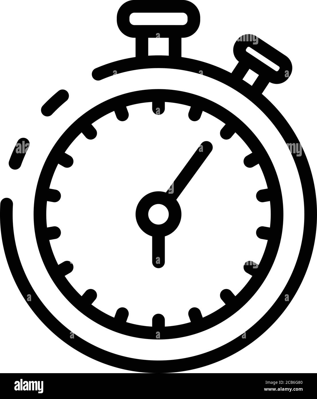 Stopwatch icon, outline style Stock Vector Image & Art - Alamy