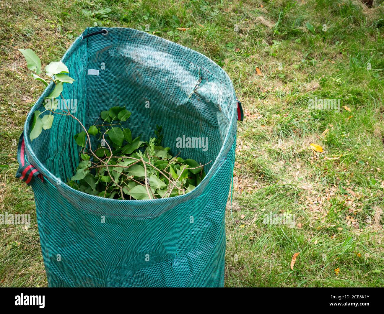 containers for garden waste in the garden Stock Photo Alamy
