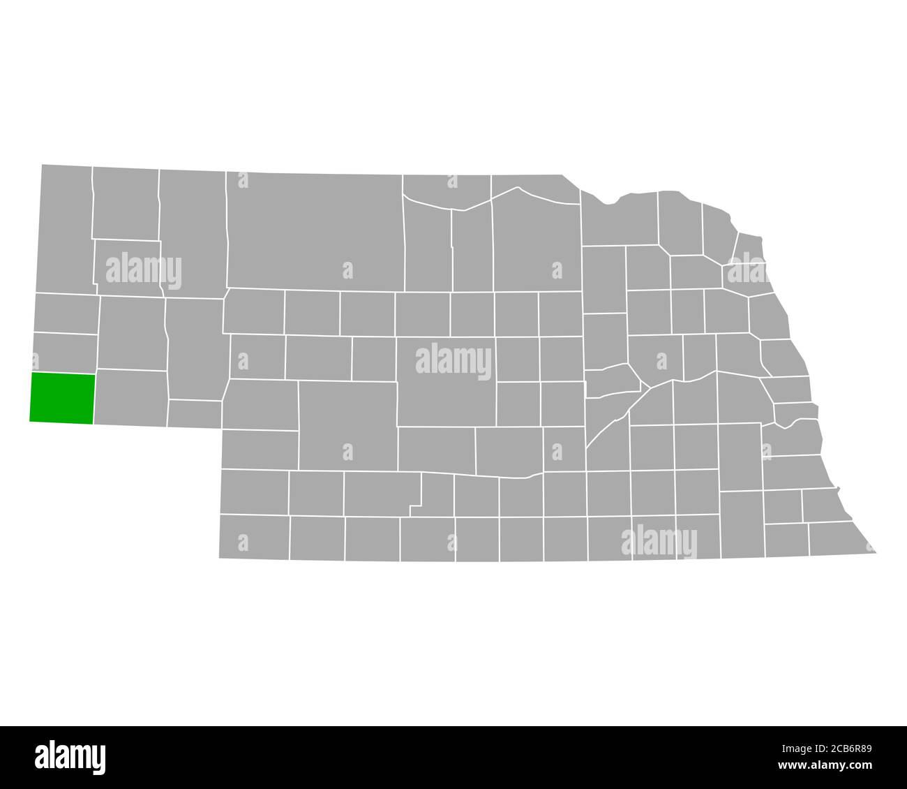 Map of Kimball in Nebraska Stock Photo Alamy