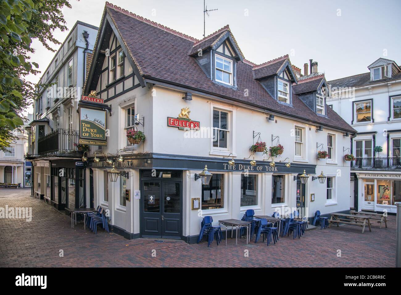 the duke of york pub in the pantiles shopping area of royal tunbridge