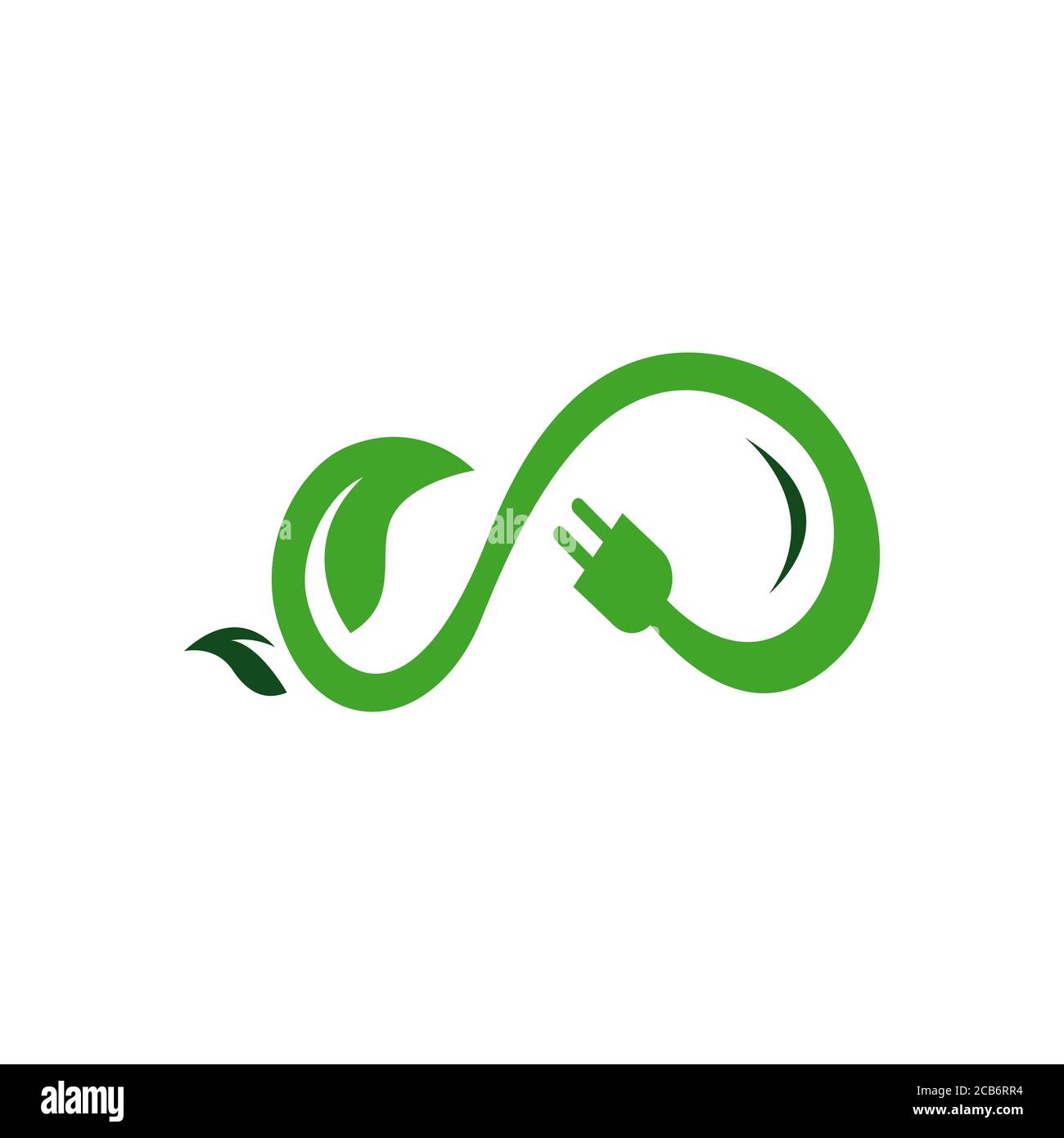 alternative renewable sustainable energy logo vector graphic design