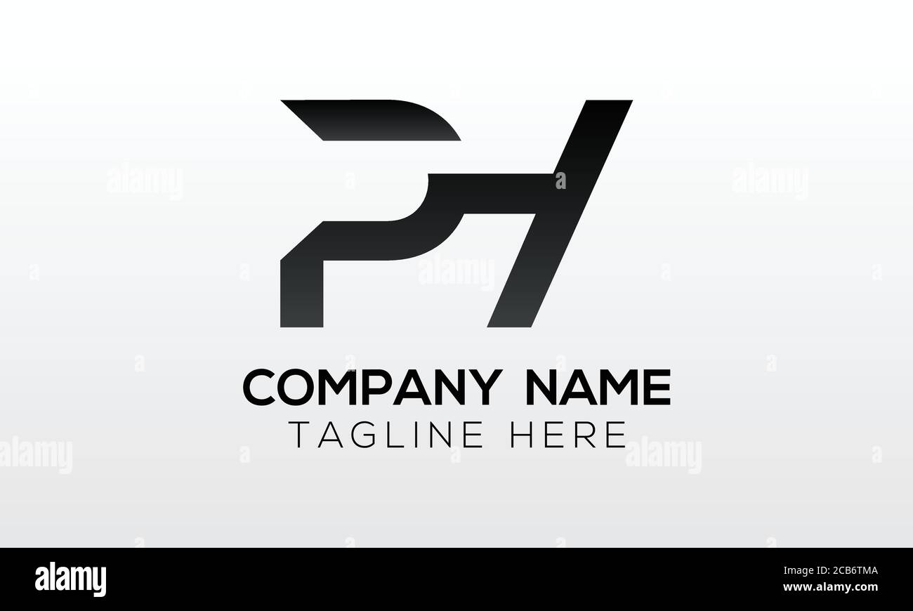Initial PH Letter Logo With Creative Modern Business Typography Vector Template. Creative Letter PH Logo Vector. Stock Vector