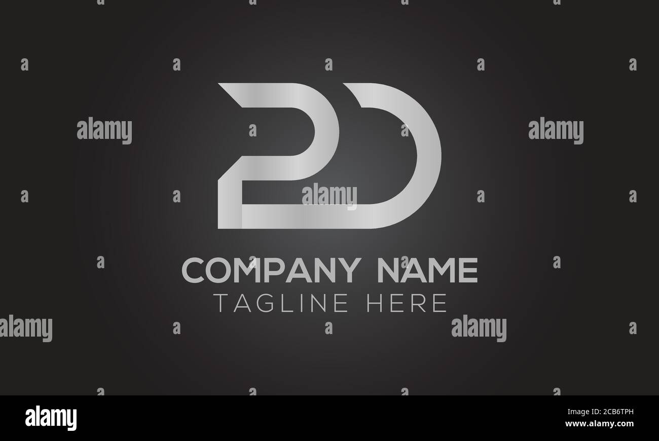 Initial PD Letter Logo With Creative Modern Business Typography Vector Template. Creative Letter PD Logo Vector. Stock Vector
