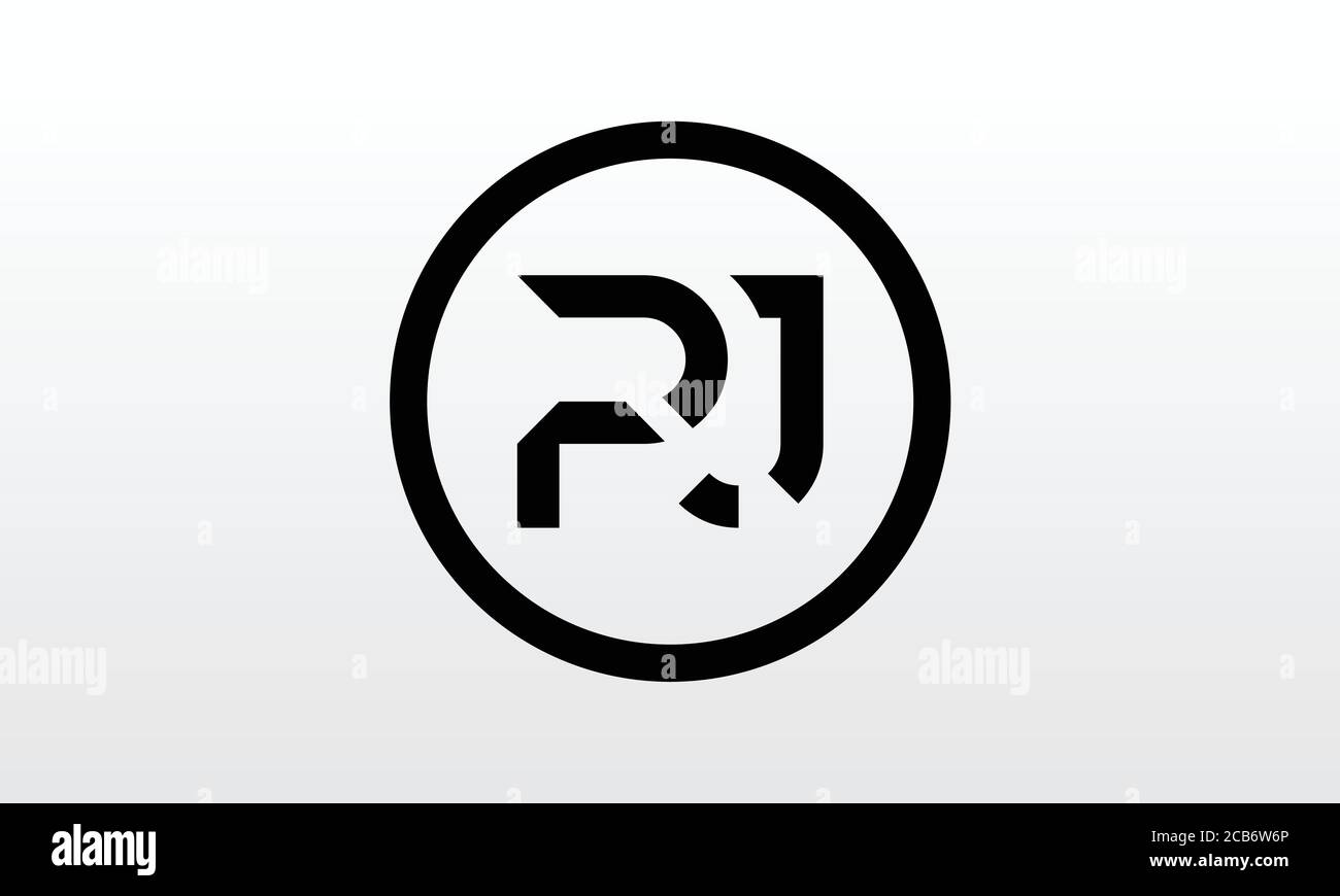 Initial PJ Letter Logo With Creative Modern Business Typography Vector ...