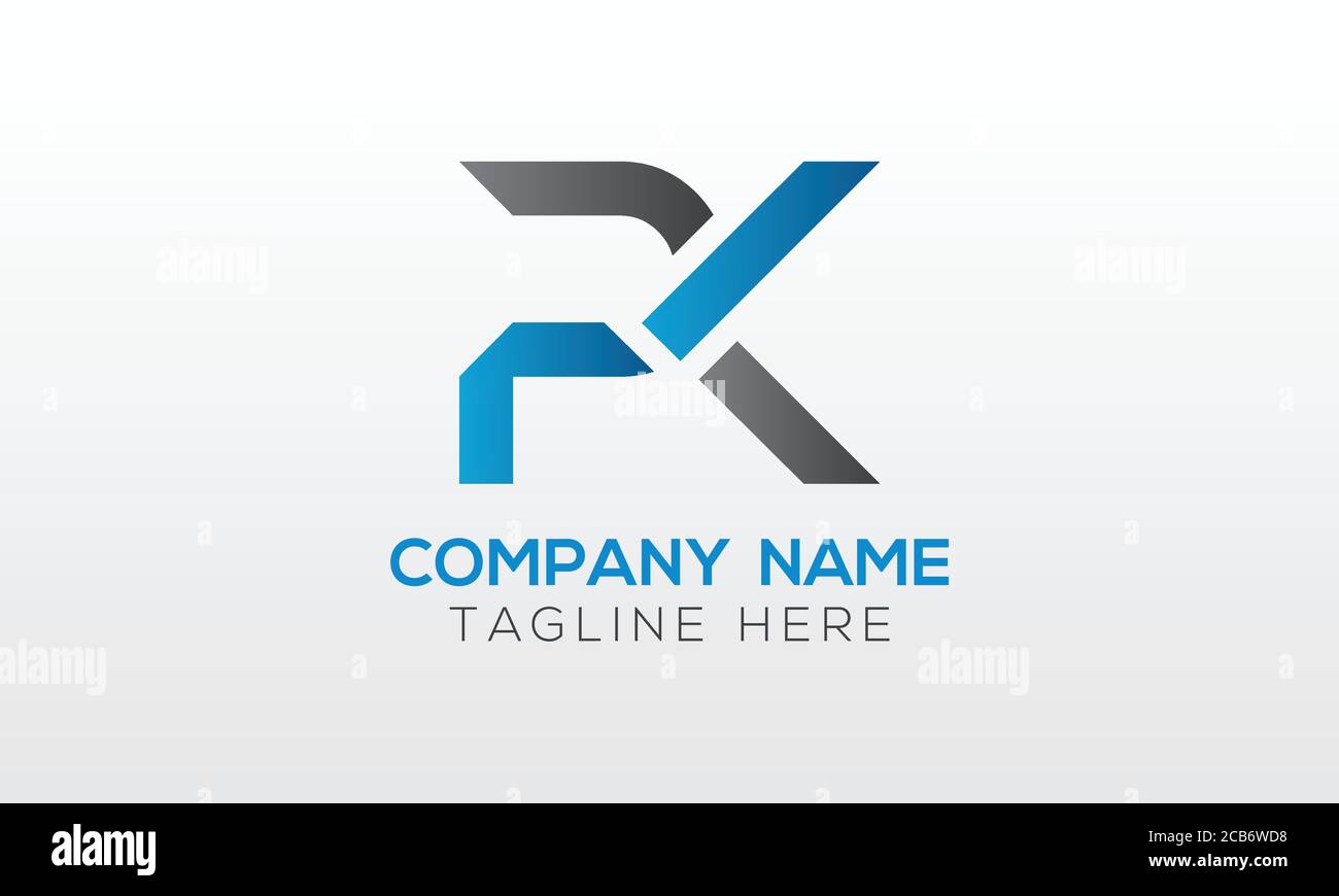 Initial PK Letter Logo With Creative Modern Business Typography Vector ...