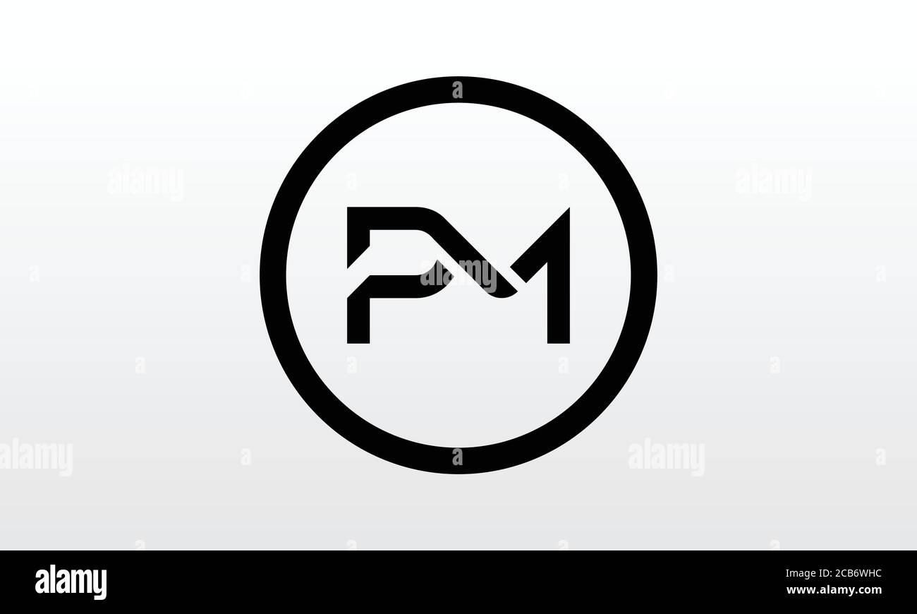 PM Letter Logo Design Icon Fitness and Music Vector Symbol Stock Vector -  Illustration of design, brand: 190193524