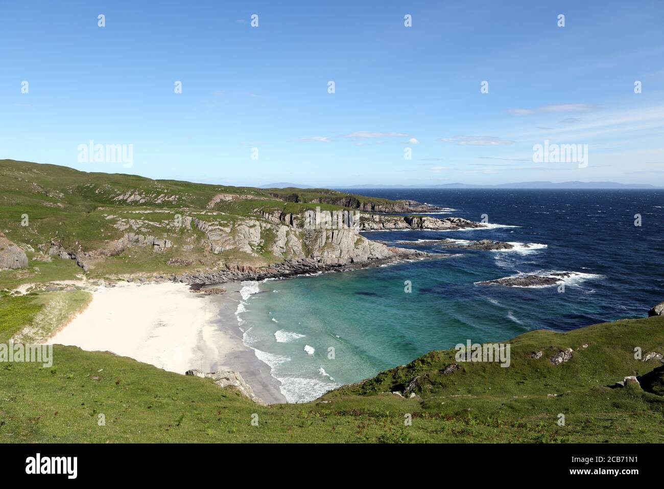 Stunning Scoor beach, Isle of Mull Stock Photo