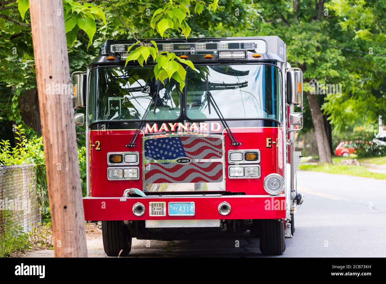 Maynard, Massachusetts Fire Department Stock Photo Alamy