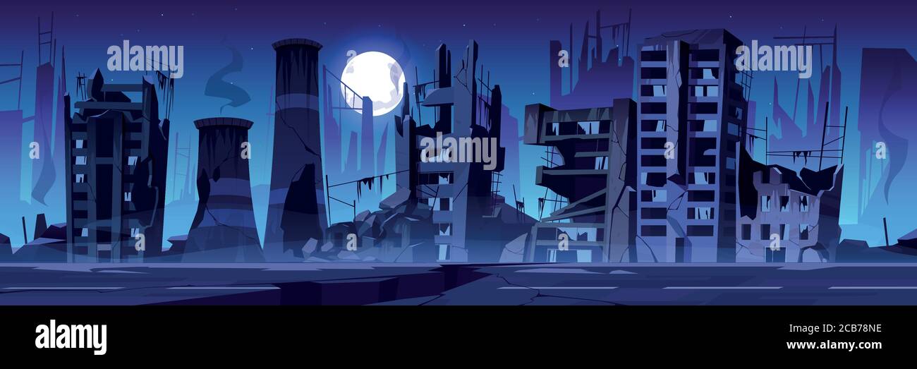 Featured image of post Destroyed City Background Cartoon