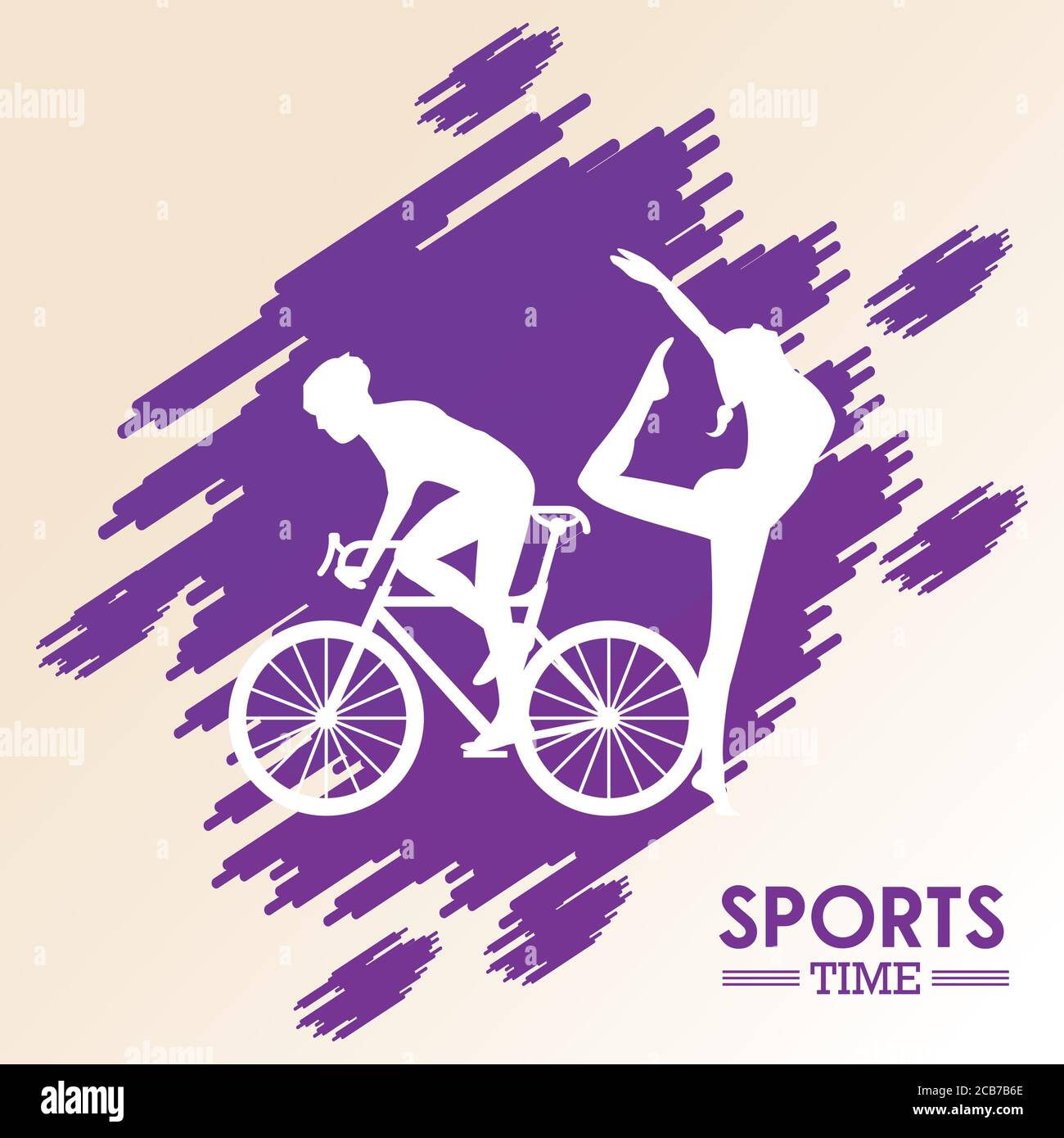 athletic man bike ride sport silhouette vector illustration design ...