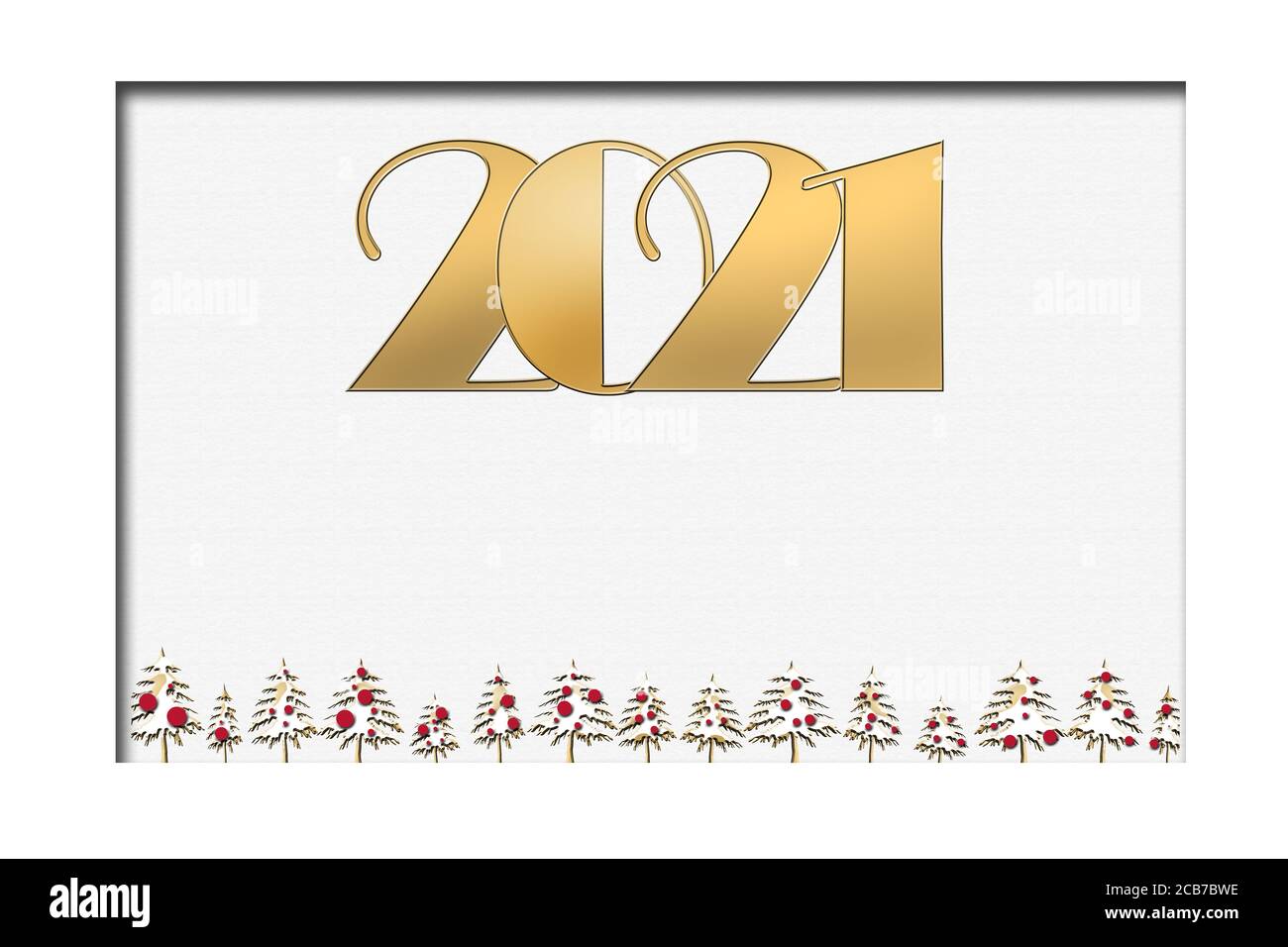 2021 Classy 2021 Happy New Year Background Golden Wjote Design For New Year 2021 Greeting Cards Copy Space Business Card 3d Illustration Stock Photo Alamy