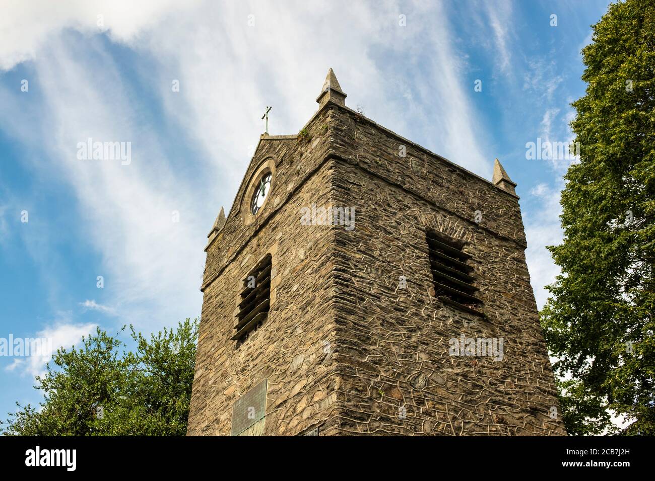 St. Margaret's Tower, Staveley, Cumbria, UK Stock Photo Alamy