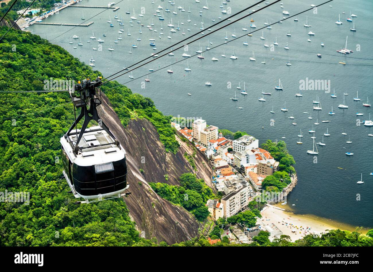 Gondola for Sugarloaf Mountain in Rio de Janeiro, Brazil Stock Photo Alamy