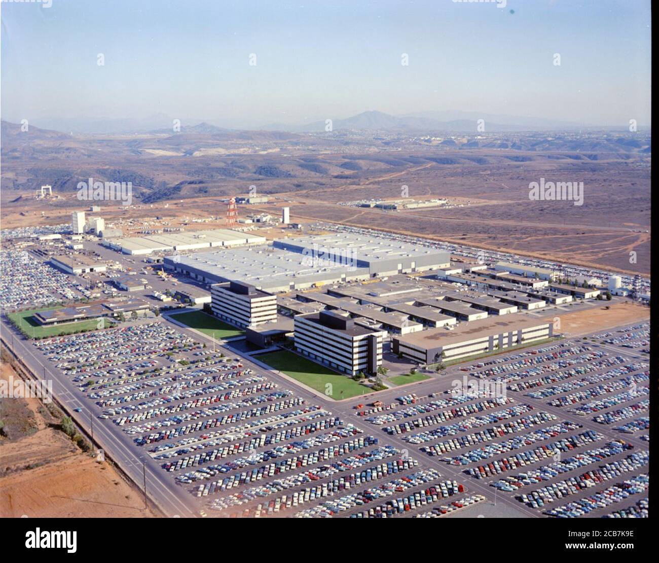 Facilities Details Aerial View Kearny Mesa Stock Photo Alamy