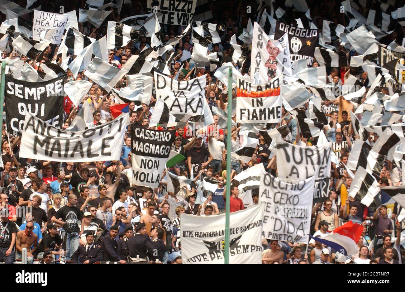 Milan Italy, 08 May 2005, "G.MEAZZA SAN SIRO " Stadium, Serious ...