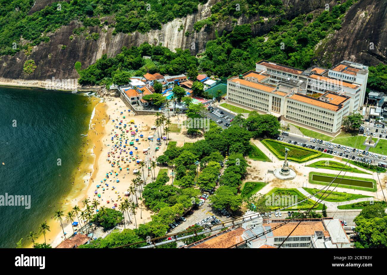 Aerial View of Urca Neighborhood in the City of Rio de Janeiro, Brazil  Stock Photo - Alamy