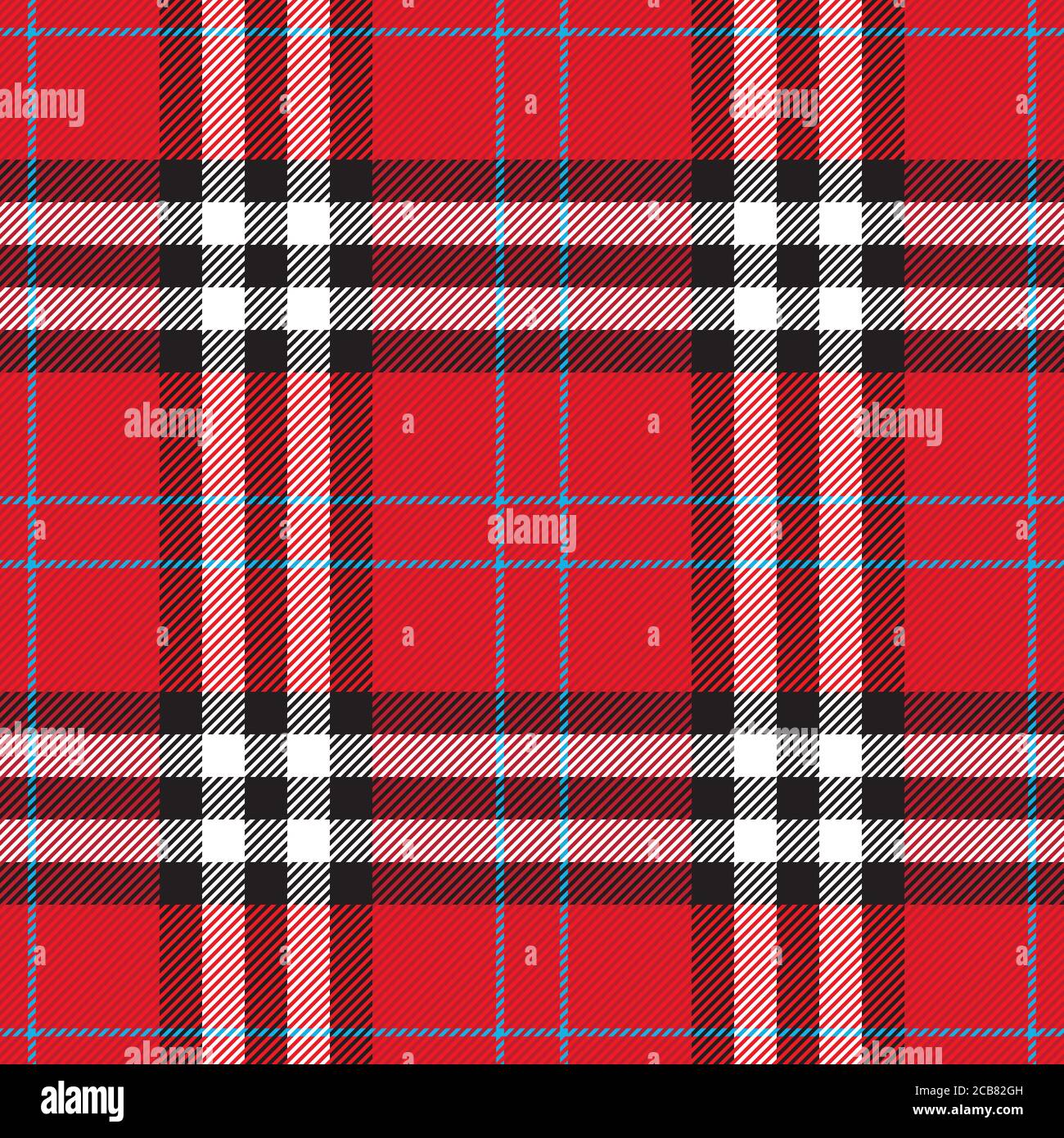 Classic tartan texture seamless pattern. Traditional Scottish checkered plaid ornament. Coloured geometric intersecting striped vector illustration. Stock Vector