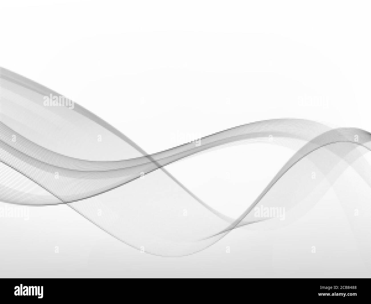 Abstract gray color wave design element. Grey wave. Gray smoke wave. Stock Vector