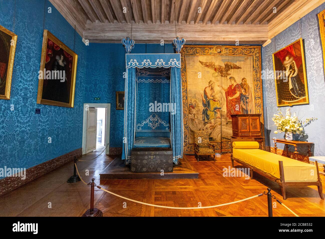 The Queen’s Apartment , Château de Chambord, Chambord, LoiretCher